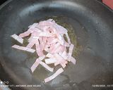 Foto del paso 3 de la receta Arroz frito con currys, setas y bacon