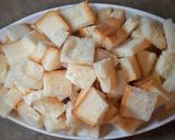 Foto langkah ke 1 dari resep Puding Roti Tawar Kukus.