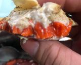 Hình bước làm 1 của món Cua bắc băng dương hấp