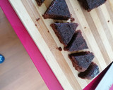 Foto del paso 3 de la receta: Brownie de cacao de avellanas sin horno con motivo navideños