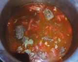A picture of step 2 of Beef Qorma.