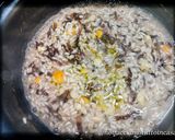 A picture of step 5 of Radicchio and Scallop Risotto.