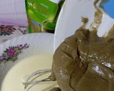 Foto langkah ke 2 dari resep Bolu kukus pisang matcha.