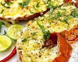 A picture of step 5 of Lobster with Garlic Butter and Cheese 🦐.