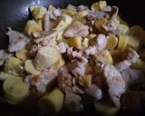 Hình bước làm 1 của món Măng trúc xào thịt