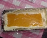 Foto del paso 7 de la receta Musse de naranja con gelatina de naranja cubierto con glaseado de caramelo