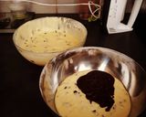 Une image de l'étape 5 de Marbré chocolat/vanille.