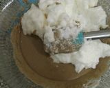 A picture of step 8 of Choco mirror allian glaze chocolate cake.