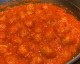 A picture of step 1 of Cast iron baked spaghetti.