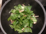 Pack choi con setas Shiitake