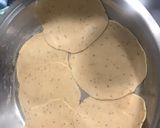 A picture of step 4 of Ajwain Poori.