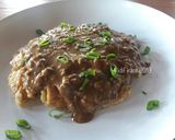Foto langkah ke 8 dari resep Tahu Telur Bumbu Kacang | Bumbu Rujak.