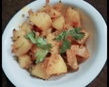 A picture of step 4 of सुखी आलू सब्ज़ी.