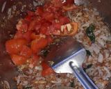 A picture of step 4 of Masala Baingan.