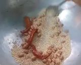 A picture of step 3 of Brinjal Curry in white gravy.