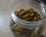 A picture of step 5 of Pickles chilli potatoes.