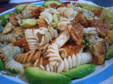 Rotatines o espirales con pechuga de pollo, jugosa al sartén