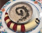Foto del paso 4 de la receta: Desayuno completo y nutritivo para los chicos. Caracol! 🐌 Con fruta, avena y yogur