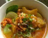 Foto langkah ke 3 dari resep Lontong kikil Surabaya.