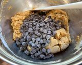 A picture of step 3 of Peanut Butter Chocolate Chip Cookies.