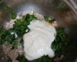 A picture of step 2 of Methi bajra vada.