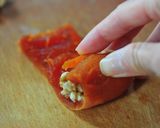 柿子合桃卷 곶감쌈的食譜步驟2照片