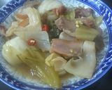 Hình bước làm 5 của món Thịt heo quay kho dưa cải