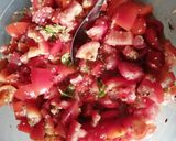 Une image de l'étape 4 de 🍅Salade tomate, basilic et Quinoa.