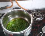 Hare chhole subji recipe step 1 photo