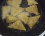 A picture of step 7 of Spinach Nachos Bhel.