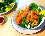 Hình bước làm 10 của món Hủ tiếu tôm mực