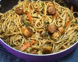 A picture of step 16 of Non Veg Noodles (Chowmein).