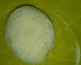 A picture of step 2 of Farfalle (bow tie) pasta.