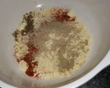 A picture of step 1 of Bread pakory.