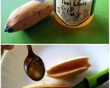 Foto del paso 3 de la receta: Plátano pera con miel de naranjo y chocolate negro