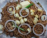 A picture of step 5 of Noodles recipe.