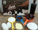A picture of step 1 of Marble and bounty fudge brownies.