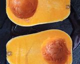 Foto del paso 1 de la receta: Zapallo relleno con quinoa y atún