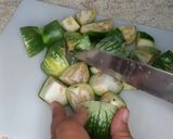 Foto langkah ke 1 dari resep Bobor bayam terong.