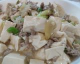 A picture of step 3 of Tofu with minced beef (chinese style).