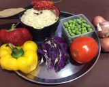 A picture of step 1 of Veg biryani.