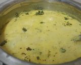 A picture of step 7 of Spinach Pakora Kadhi With Indian Herbed Rice - Punjabi meal For Dinner.
