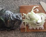 Foto del paso 2 de la receta: Rajas de chile poblano con crema y queso Oaxaca