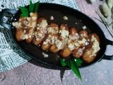 Pisang karamel toping blondo santan / mata ula