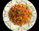 Hình bước làm 2 của món Cơm chiên