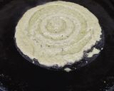 A picture of step 4 of Black eyed beans chilla.