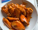 A picture of step 4 of Original Air Fryer Buffalo Wings.
