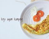 Foto langkah ke 7 dari resep Omelete Keju Ayam Kampung #antiribet.