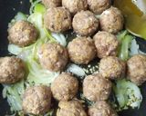 Foto langkah ke 3 dari resep Bola-Bola Daging Sapi Saus Tiram.