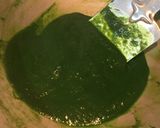 A picture of step 2 of Green Laddoo.